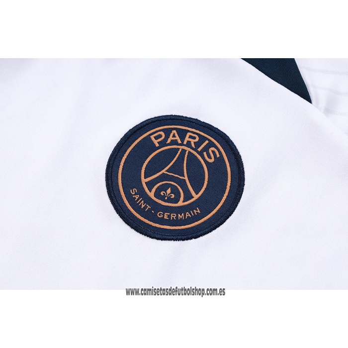 Chandal del Paris Saint-Germain 23-24 Manga Corta Blanco - Pantalon Corto